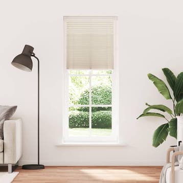 vidaXL Plissé rolgordijn 70x200cm creme, Huis en Inrichting, Stoffering | Gordijnen en Lamellen, Verzenden, Nieuw, Crème