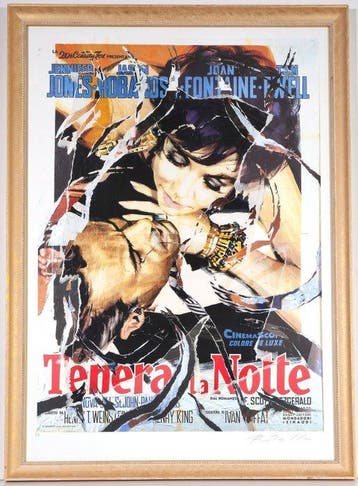 Mimmo Rotella (1918-2006) - Tenera la notte