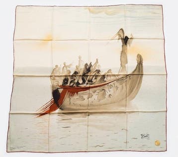 Salvador Dali (1904-1989) - The boat with the boatman angel, Antiek en Kunst