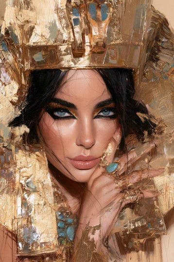 Iconica - Sapphire Eyes of the Queen - unique 1/1 XXL (150 x