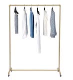 Gouden Verrijdbaar Kledingrek – Sterk en Stijlvol 160 cm, Verzenden, Nieuw