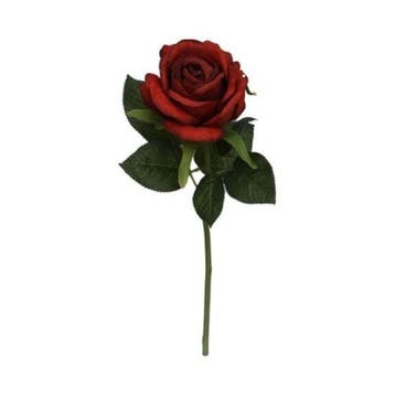 Zijden Roos Valentijnroos Donkerrood met Blad 36 cm per stuk, Ophalen of Verzenden, Nieuw