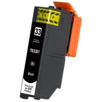 Huismerk Epson 33XL (T3351) cartridge zwart, Verzenden, Nieuw, Huismerk