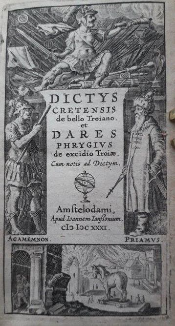 Dictys Phrygius - De bello Troiano / De excidio Troiæ. -