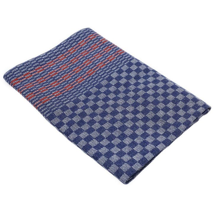 GGM Gastro | (10 stuks) Vaatdoek van halflinnen - 50x100cm -, Huis en Inrichting, Badkamer | Badtextiel en Accessoires, Blauw