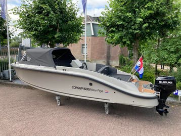Corsiva 605 Tender Suzuki 60 pk | ACTIE PRIJS! | vaarklaar |, Nieuw, Polyester, Benzine, Buitenboordmotor