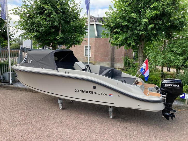 Corsiva 605 Tender Suzuki 60 pk | ACTIE PRIJS! | vaarklaar |, Watersport en Boten, Sloepen, Nieuw, Buitenboordmotor, Polyester