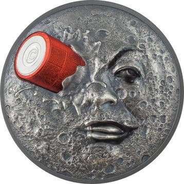 A trip to the Moon 2 oz 2022 Palau (Oplage 500 stuks), Verzenden, Munten