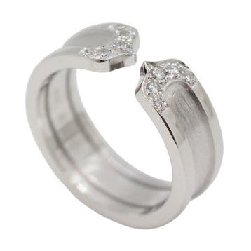 Cartier - Ring - C2 Ring - 18 karaat Witgoud -, Sieraden, Tassen en Uiterlijk, Ringen, Nieuw