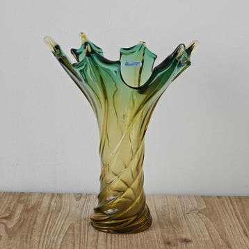 Vaas - Muranoglas - Spiraal naar Corolla.