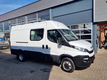 Iveco Daily 35C18 3.0D L2H2 DC Dubbele Cabine Euro 6, Gebruikt, Euro 6, Iveco, Wit