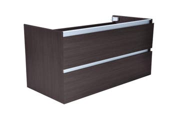 Vision losse onderkast+2 laden 100x47 houtnerf grijs, Verzenden, Nieuw