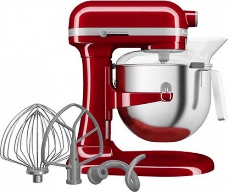 KitchenAid Keukenmachine 6,6L Rood - KitchenAid 521221 -, Witgoed en Apparatuur, Keukenmixers, Nieuw, Ophalen of Verzenden