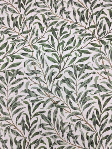 Stof William Morris Willow Bough wilgentakken 1887 Groen -
