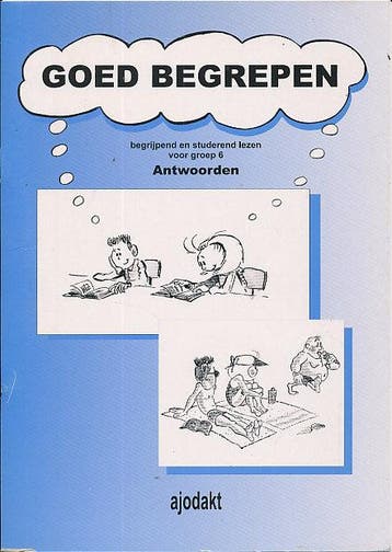 Ajodakt Antwoorden Goed Begrepen groep 6, Boeken, Verzenden, Nieuw