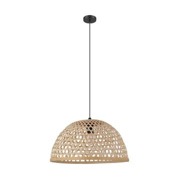 Landelijke hanglamp hout, Maiko, Ophalen of Verzenden, Nieuw, Hout, Landelijk