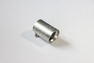 Matte Silver Exhaust Tip 89mm, Auto-onderdelen, Uitlaatsystemen, Ophalen of Verzenden, Nieuw