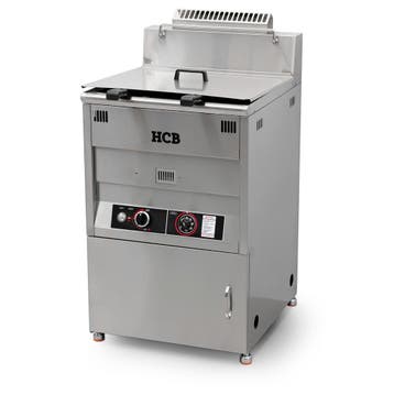 HCB Friteuse - 28 liter - propaan - RVS, Verzenden, Nieuw in verpakking, Fornuis, Frituur en Grillen
