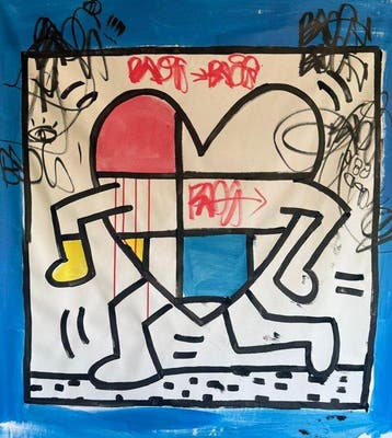 Freda People - Mondrian X Haring XXL, Antiek en Kunst
