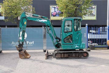 Veiling: Minigraver Hitachi ZX38U-5A CLR Diesel 2016, Zakelijke goederen, Ophalen, Graafmachine
