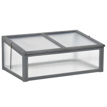 TRUUSK Koud Frame Hout - Mini Kas 100 x 65 x 40 cm - Broeika, Verzenden