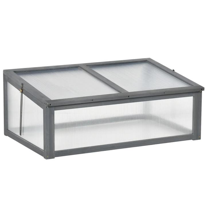 TRUUSK Koud Frame Hout - Mini Kas 100 x 65 x 40 cm - Broeika, Tuin en Terras, Planten | Bomen, Verzenden