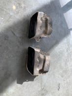 Mercedes W221 S400 HYBRID uitlaat eindstukken chroom, Gebruikt, Mercedes-Benz