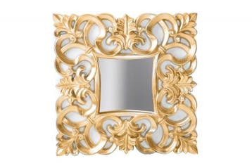 Elegante wandspiegel VENICE 75x75cm goud antieke barokstijl, Ophalen of Verzenden, Nieuw