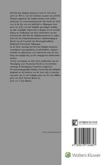 Overnames van beursvennootschappen / Serie vanwege het Van, Boeken, Verzenden, Zo goed als nieuw, Christiaan de Brauw