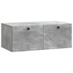 vidaXL Wandbeugel TV-kast Betongrijs 78,5 x 41 x 30 cm, Huis en Inrichting, Minder dan 50 cm, Verzenden, Nieuw, Minder dan 100 cm