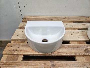 Wiesbaden Lara fontein 30 x 25 x 12 cm zonder kraangat wit, Doe-het-zelf en Verbouw, Sanitair, Ophalen of Verzenden, Nieuw, Bad