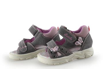 Lurchi Sandalen Meisjes in maat 20 Grijs, Verzenden, Jongen of Meisje, Schoenen, Zo goed als nieuw