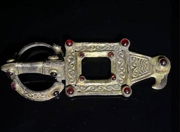goths Zilver Belt buckle - 12.5 cm