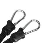 Benson Elastiek plat 120 cm - met karabijnhaak - uitrekba..., Ophalen of Verzenden, Nieuw