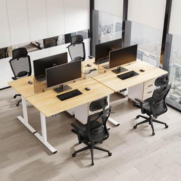 Zit sta bureau - Elektrisch - Verstelbaar - Bureauframe - Wi, Diversen, Bureau-accessoires, Verzenden, Zo goed als nieuw