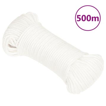 vidaXL Boottouw 5 mm 500 m polypropyleen volwit, Verzenden, Nieuw