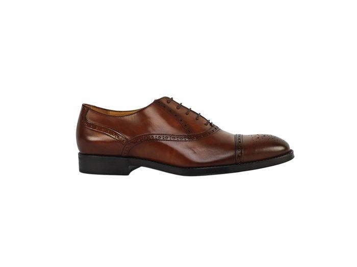 TESTONI - 8 UK - 42 IT - Oxford Burnished Calf Bologna Brick, Kleding | Heren, Schoenen