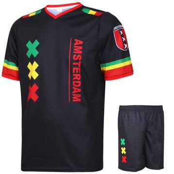 Amsterdam Voetbaltenue Eigen Naam - Bob Marley - Kind en, Verzenden, Nieuw