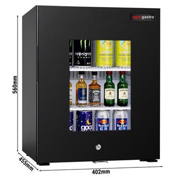 GGM Gastro | Mini displaykoelkast - 402mm - 34 liter - met 1, Witgoed en Apparatuur, Verzenden, Nieuw