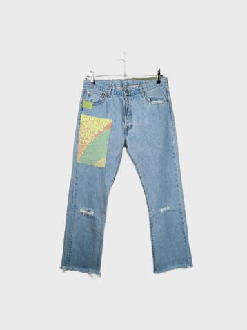 LEVI STRAUSS & CO. Jeans Heren maat WW35 / L32 Blauw Vintage, Ophalen of Verzenden, Nieuw