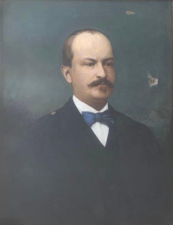 Michelangelo Melano (1867-1915) - Ritratto di borghese, Antiek en Kunst