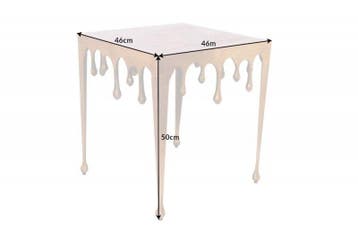 Extravagante salontafel LIQUID LINE L 46cm goud, Ophalen of Verzenden, Nieuw