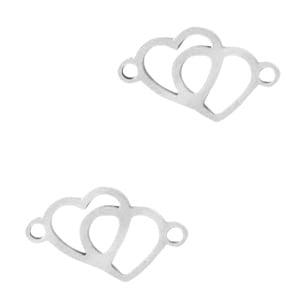 1 x Roestvrij stalen (RVS) Stainless steel bedels / tusse..., Ophalen of Verzenden, Nieuw, Tussenstuk of Tussenkraal