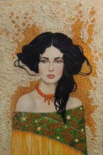 R.M. - La dama con collana di corallo