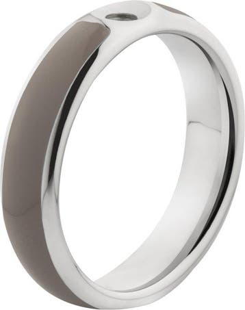 Melano Twisted Tracy resin ring - dames - stainless steel +, Verzenden, Nieuw