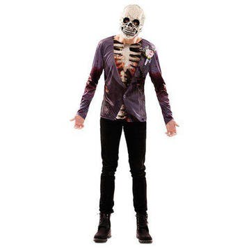 Zombie bruidegom shirt, Verzenden, Nieuw, Feestartikel