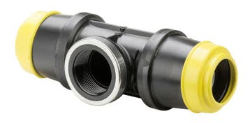 Hawle schroef T-stuk 90°, Gastec QA, type K6525, 2, Verzenden, Nieuw