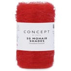Katia Concept 50 Mohair Shades - 43 rood - Mohair Garen, Hobby en Vrije tijd, Breien en Haken, Ophalen of Verzenden, Nieuw