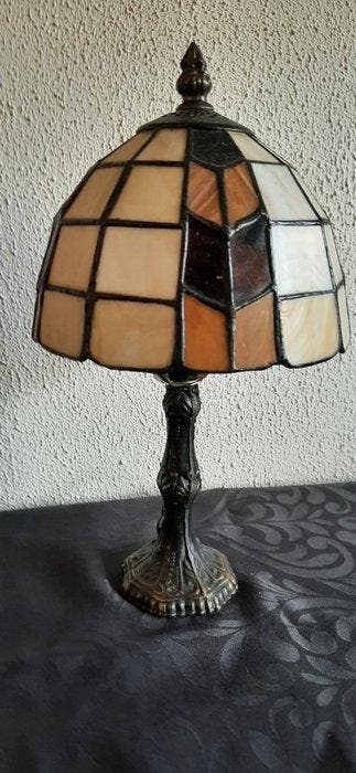 Lamp - Glas, Lood, Brons