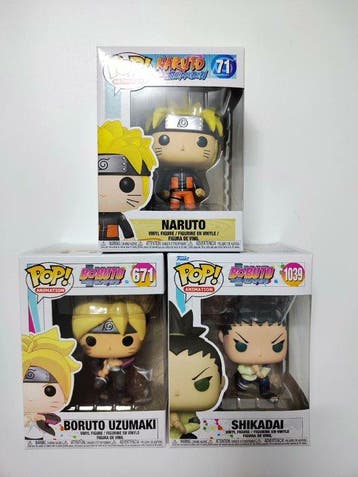 Funko - Funko Pop Naruto series 3 sets (Naruto #71, Boruto